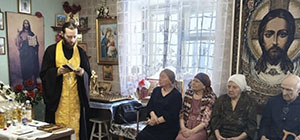 Помощник благочинного Нижегородского округа посетил дом-интернат для ветеранов войн и труда в поселке Зеленый город            