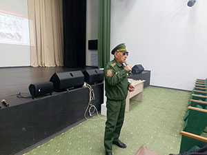 Молодому поколению рассказали о легендарной дивизии        