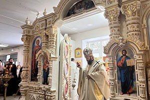 В Вологодском госпитале для ветеранов войн освящен храм мученика Иоанна Воина          