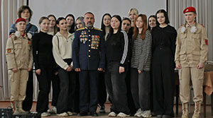 Ветеран боевых действий и педагог встретился со студентами брянского техникума   