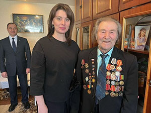 Единственный в Забайкалье четырежды ветеран получил медаль к юбилею Победы