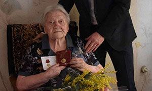 В Воронеже столетний юбилей отпраздновала ветеран Великой Отечественной войны