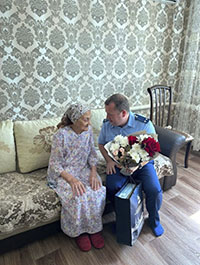 В Астраханской области ветеран ВОВ отпраздновала 101-летие