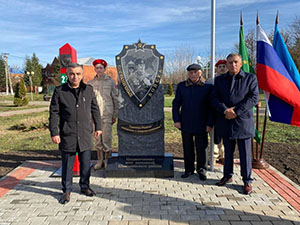 В Шовгеновском районе Адыгеи появился памятник пограничникам     