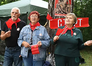В селе Смородинка прошел первый туристический слет ветеранов