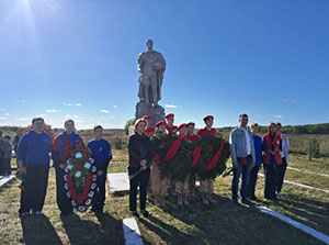 В Чудовском районе Новгородской области захоронили останки бойцов РККА