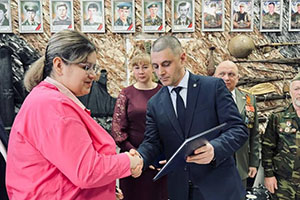 Комнату воинской славы открыли в ДОСААФ в Тобольске          