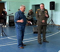 Ветераны Группы войск в Германии из Бирюча встретились с участниками исторических сборов «Армата»