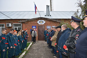 В Старожилове открыли мемориальную доску участникам Великой Отечественной войны        