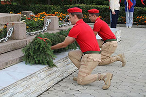В Плавске отметили 110-летие Бориса Сафонова, дважды Героя Советского Союза                