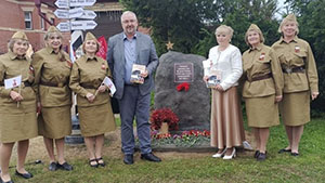 В Полевщине открыли мемориальный камень в честь героев Великой Отечественной войны