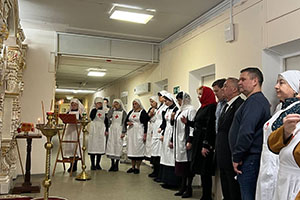 В Вологодском госпитале для ветеранов войн освящен храм мученика Иоанна Воина          