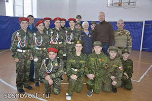 В Долгодеревенском торжественно открыли бюст Героя России Андрея Мосина