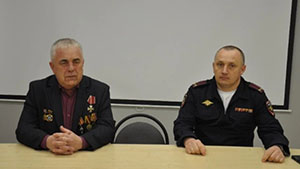 Ветеран органов внутренних дел Сергей Кириченко встретился со студентами Бирючанского техникума          