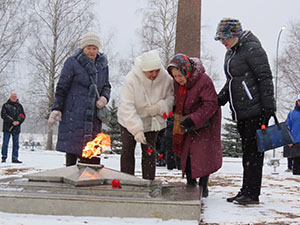 Сланцевчане почтили память воинов-освободителей        