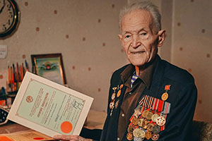 В Перми ветеран войны и изобретатель Виталий Шитов отметил 100-летний юбилей