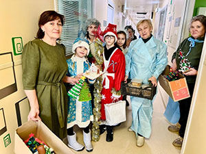 Областной штаб КСВО поздравил пациентов Оренбургского военного госпиталя с Новым годом            